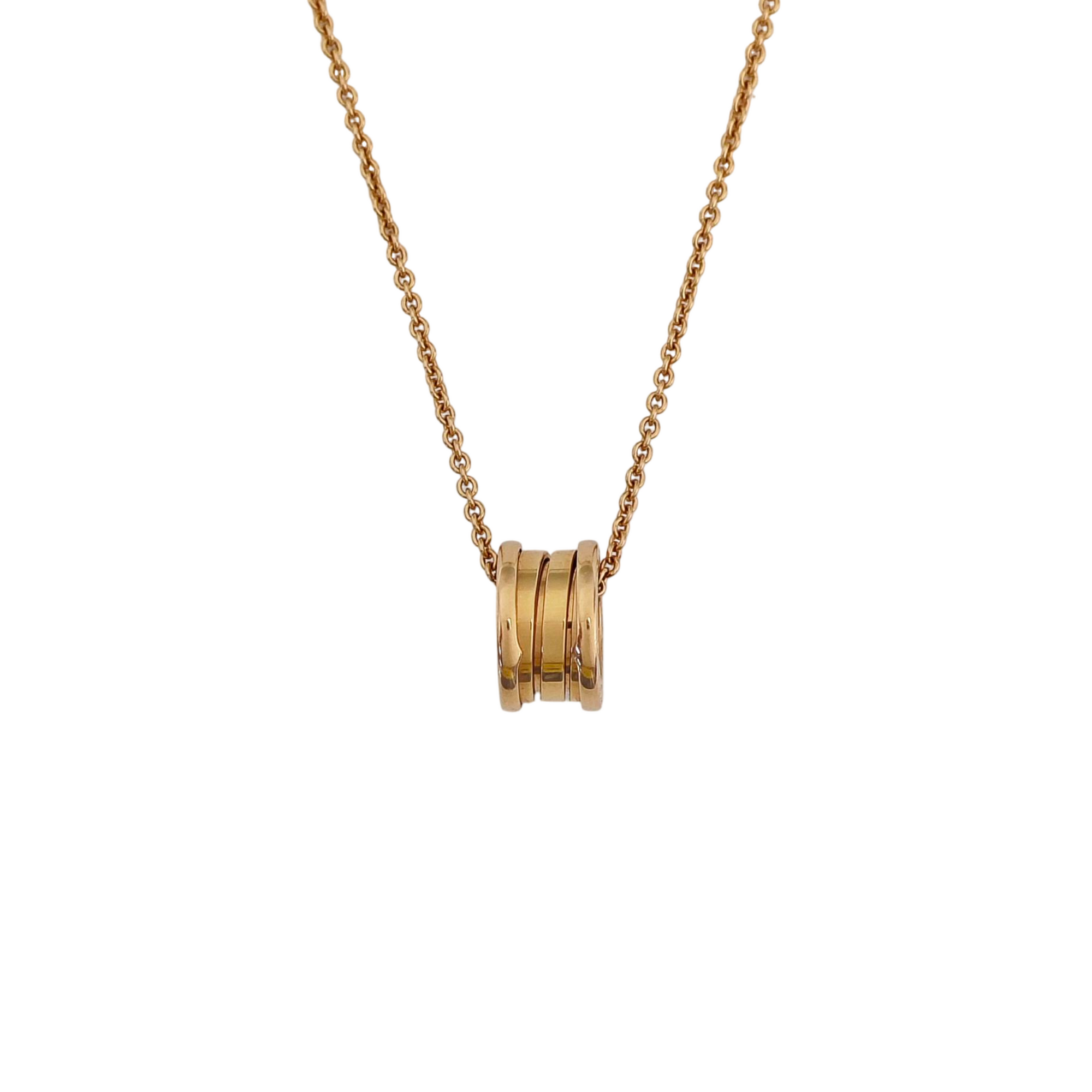 B.ZERO1 18k Rose Gold Necklace