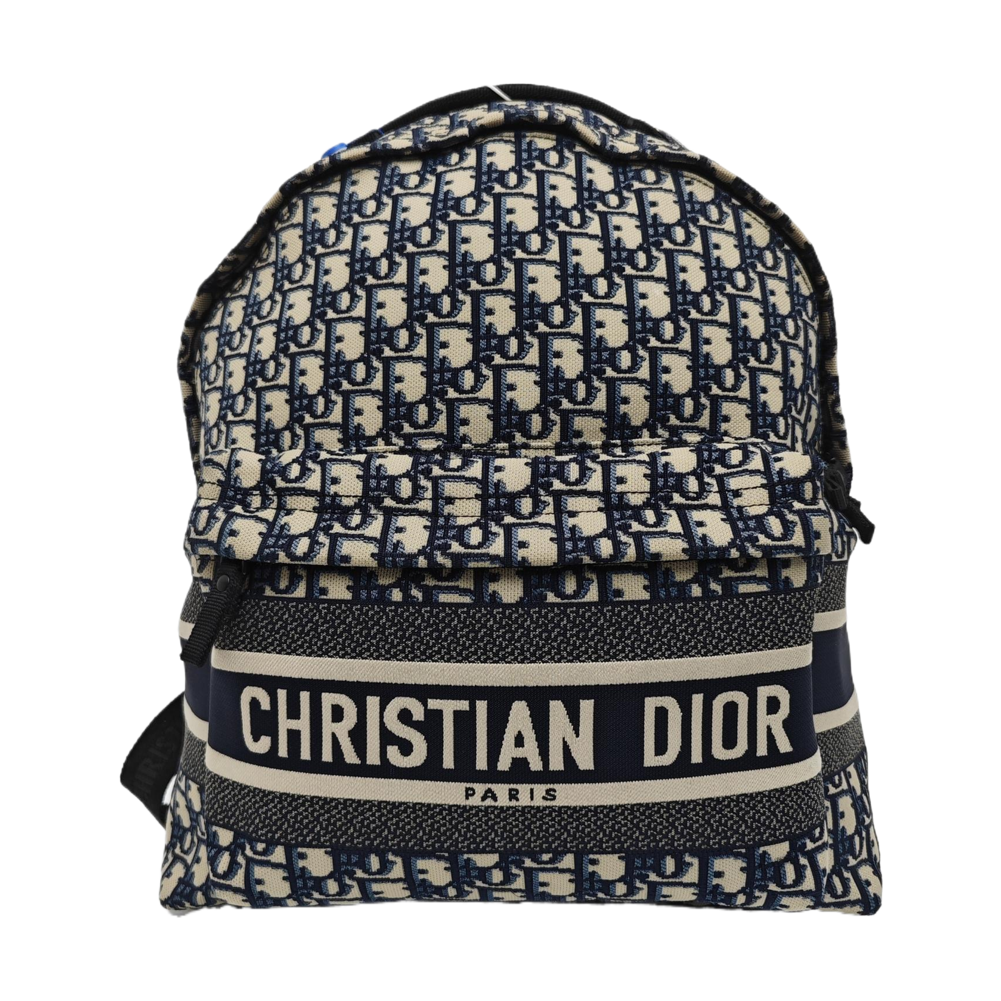 Diortravel Oblique Canvas Blue