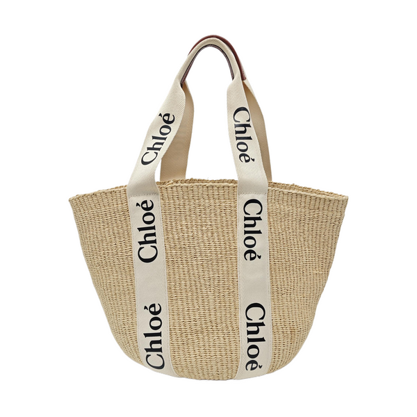 Woody Small Straw Beige