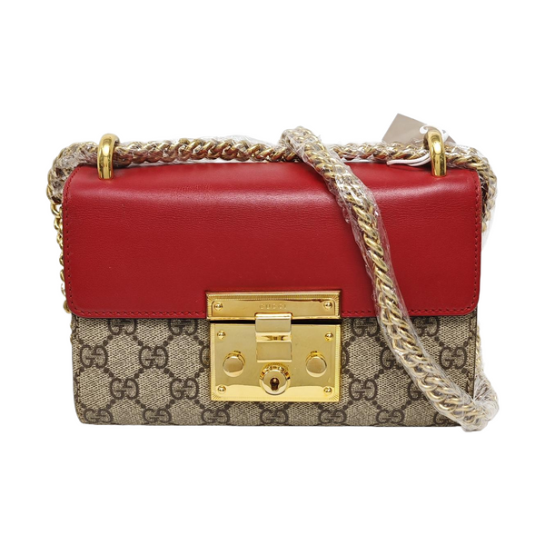 Authenticated pre-owned  Padlock Small Monogram Coated Canvas Multicolor - Crossbody Bag at Looply