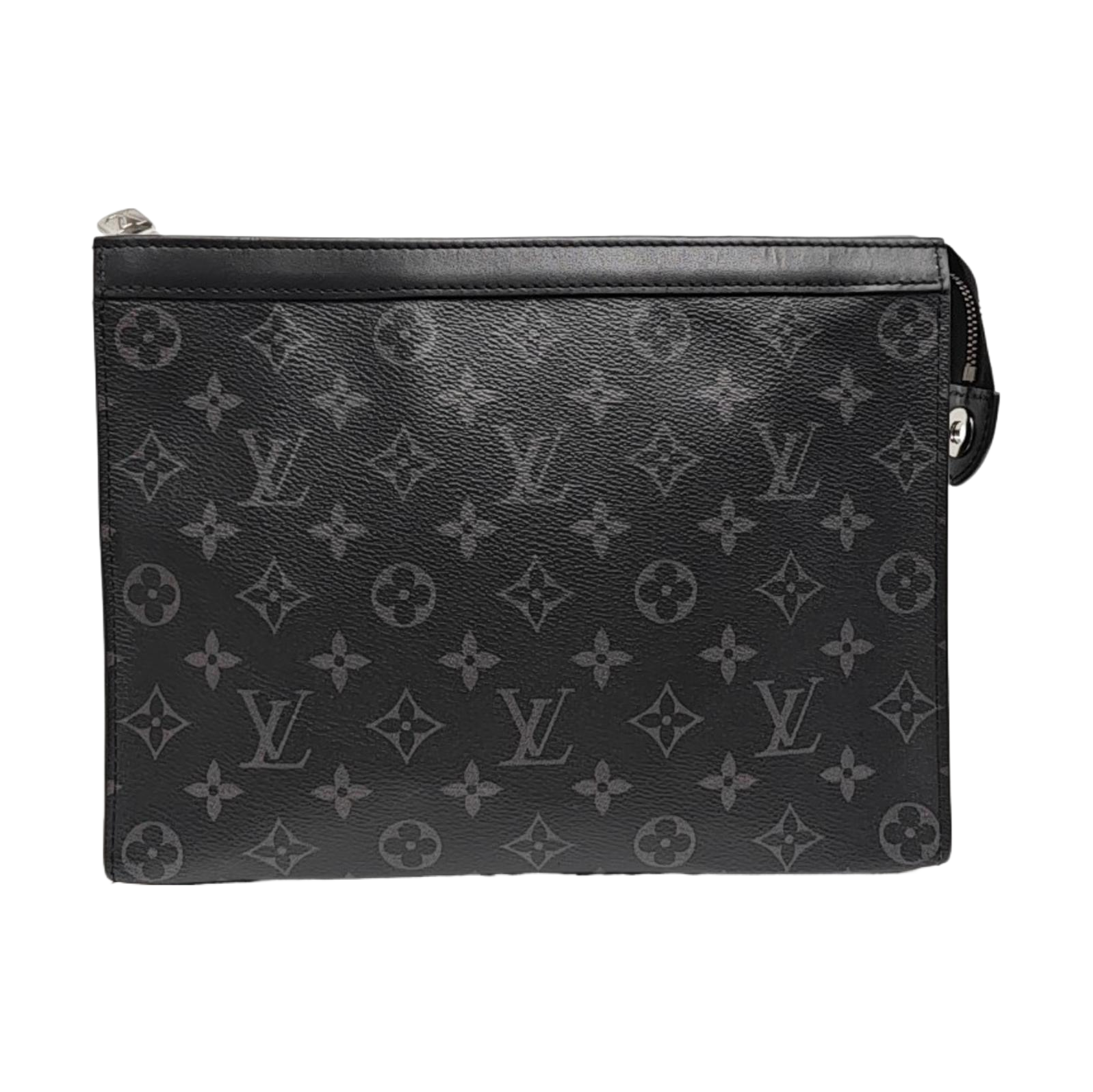 Pochette Voyag MM Monogram Coated Canvas Black