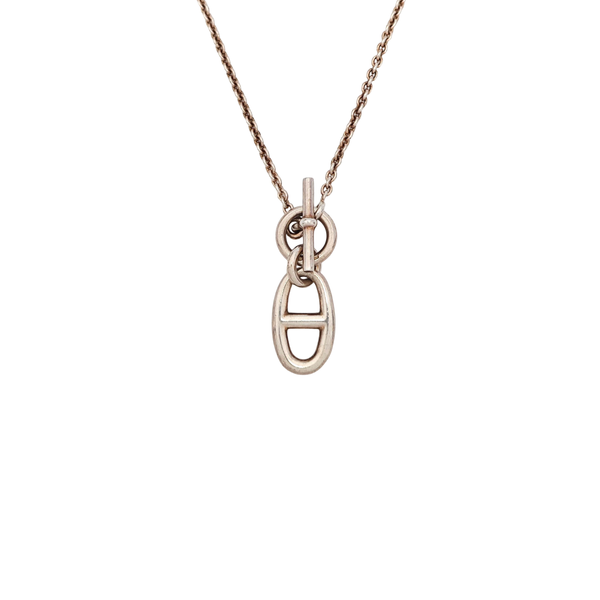Collar de plata de ley 925 Chaine D'ancre