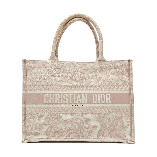 Book Tote Medium Canvas Pink