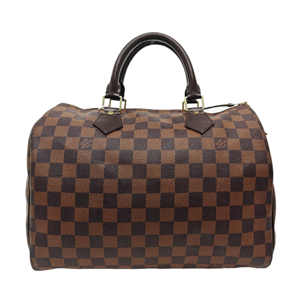 SPEEDY 30 Damier Ebene Coated Canvas Brown