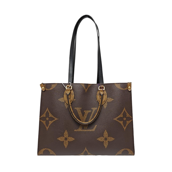 ONTHEGO MM Monogram Coated Canvas Brown