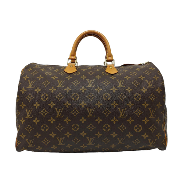 SPEEDY 40 Monogram Coated Canvas Brown