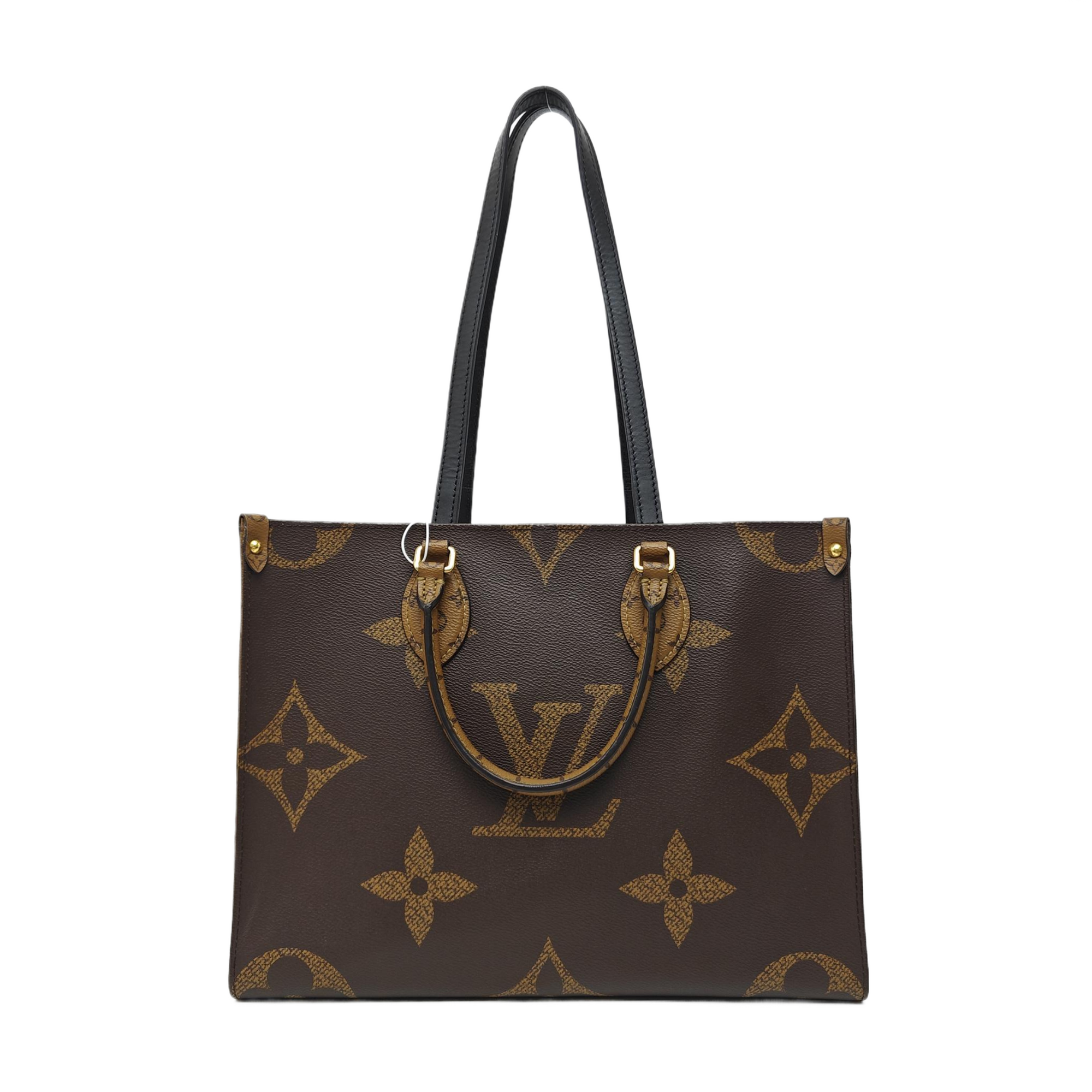 ONTHEGO MM Monogram Coated Canvas Brown