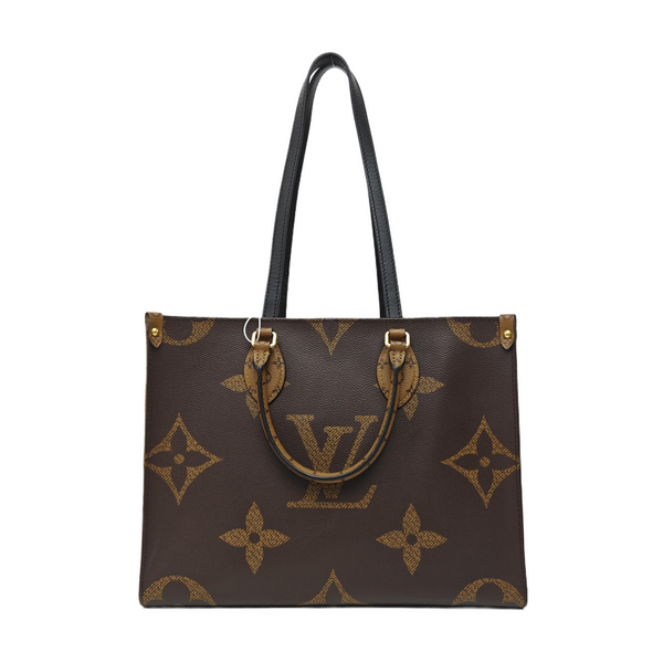 ONTHEGO MM Monogram Coated Canvas Brown