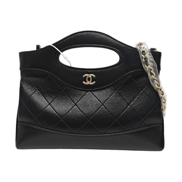 CHANEL 31 Nano Quilted Calfskin Black