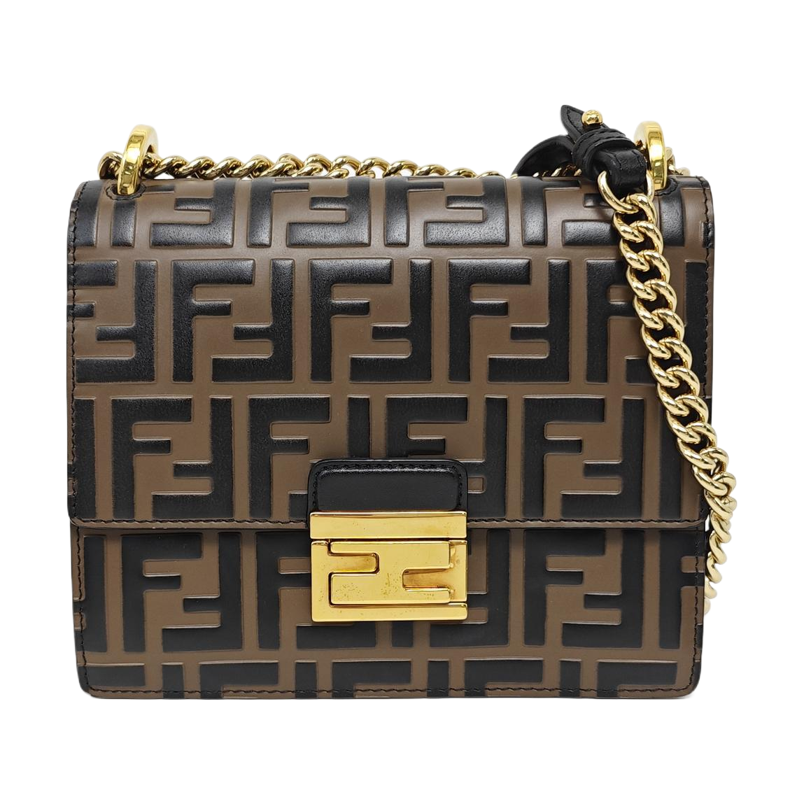 Kan U Small Calfskin Brown