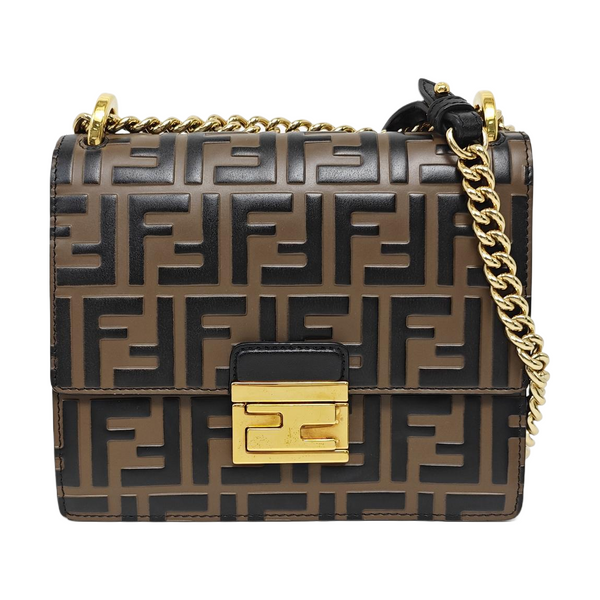 Kan U Small Calfskin Brown
