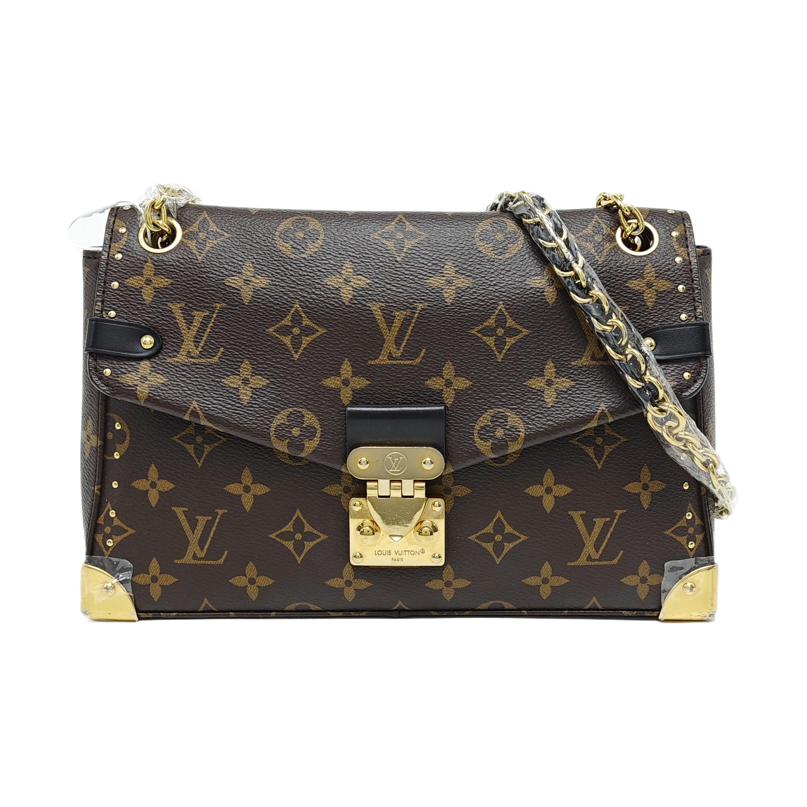 TRUNKIE Monogram Coated Canvas Brown