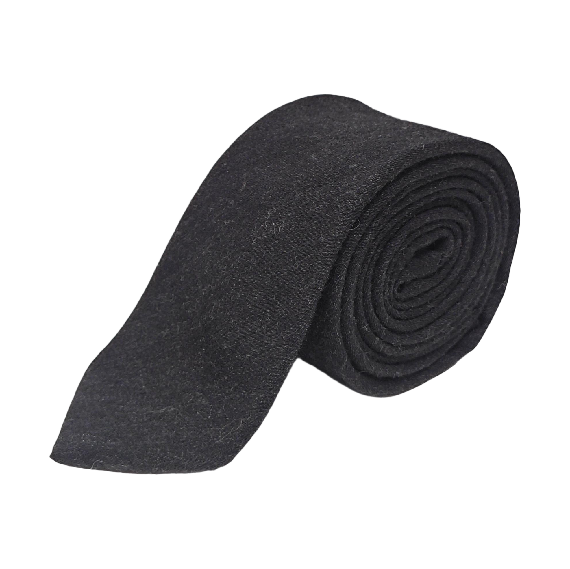 Wool Tie Black