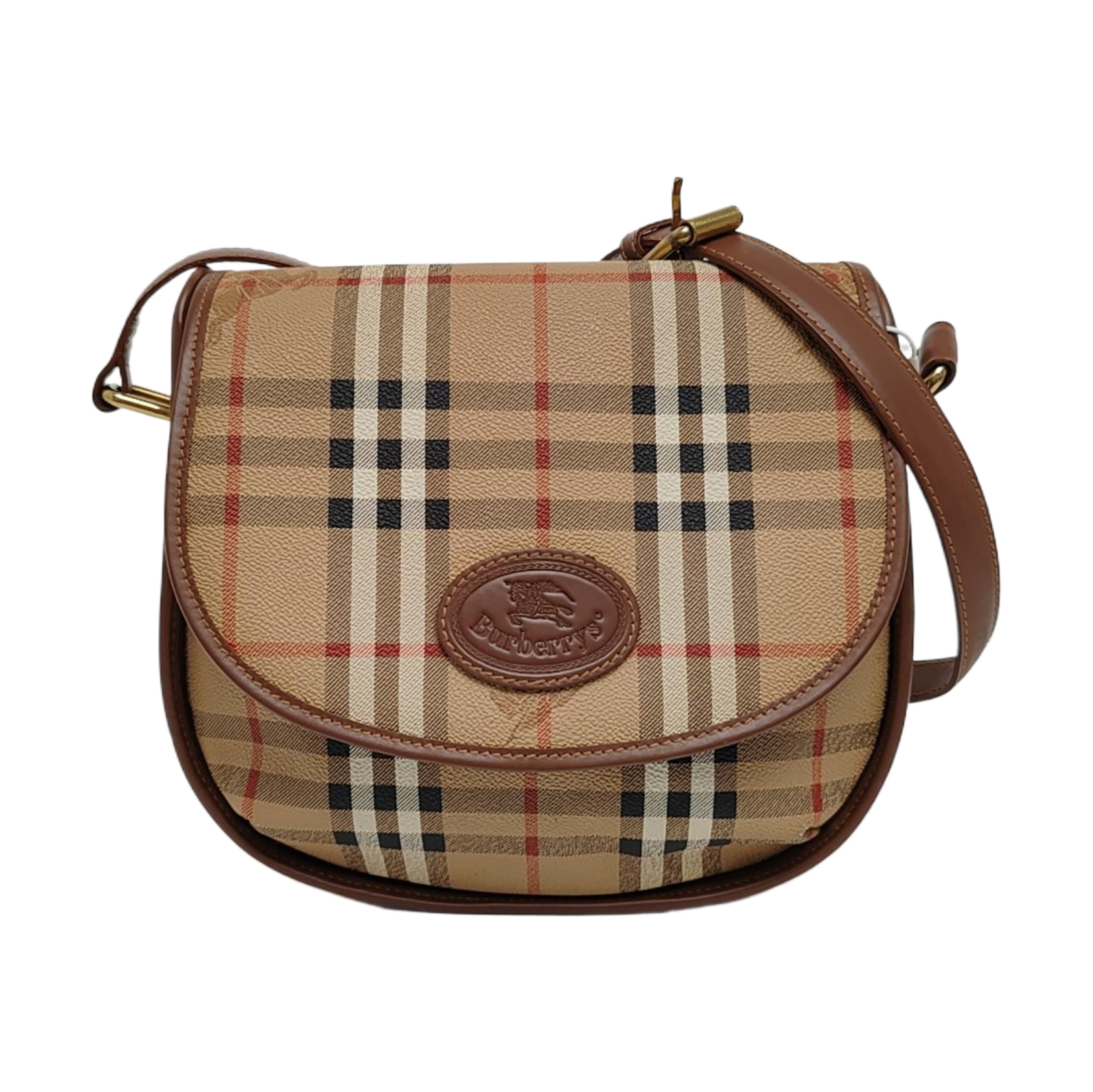 Coated Canvas Crossbody Bag Multicolor