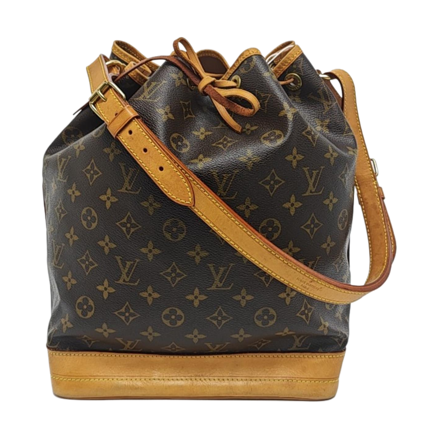NOÉ GM Monogram Coated Canvas Brown