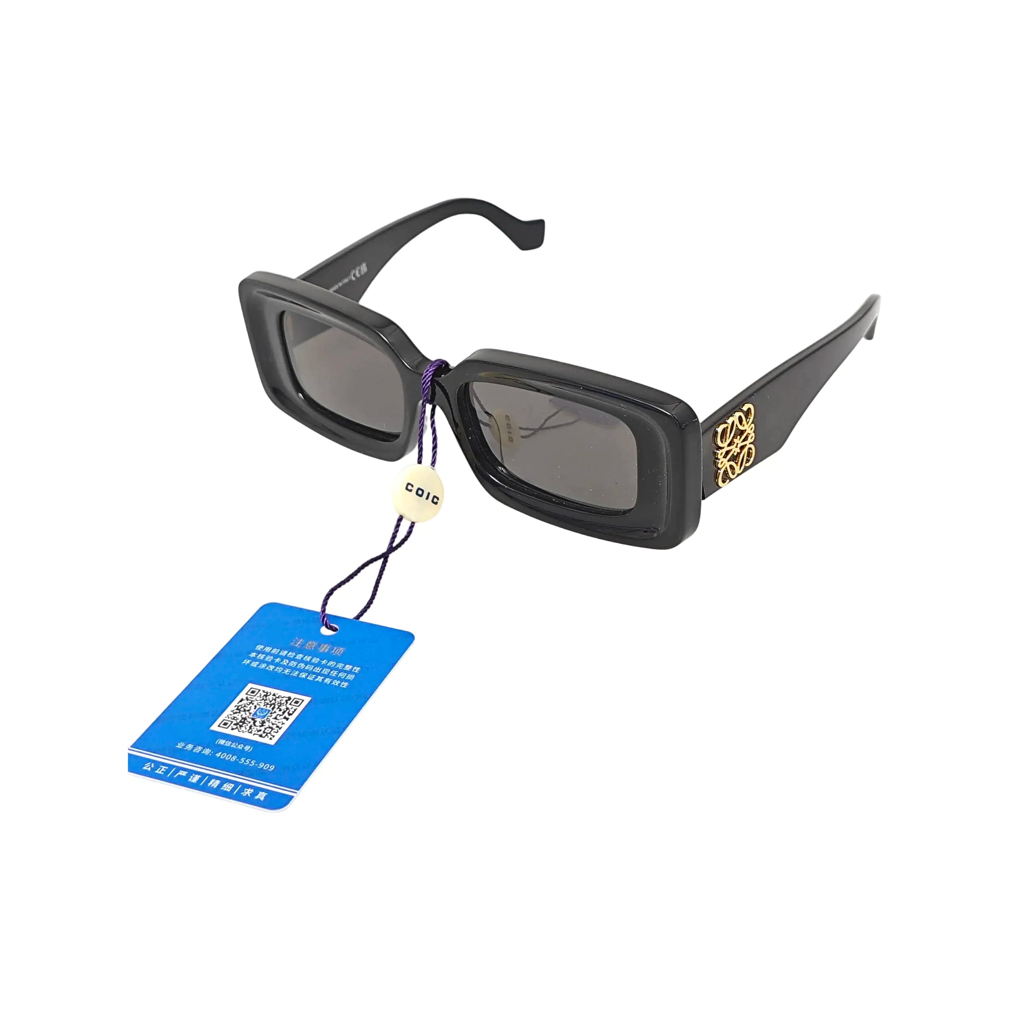 Synthetic Sunglasses Black