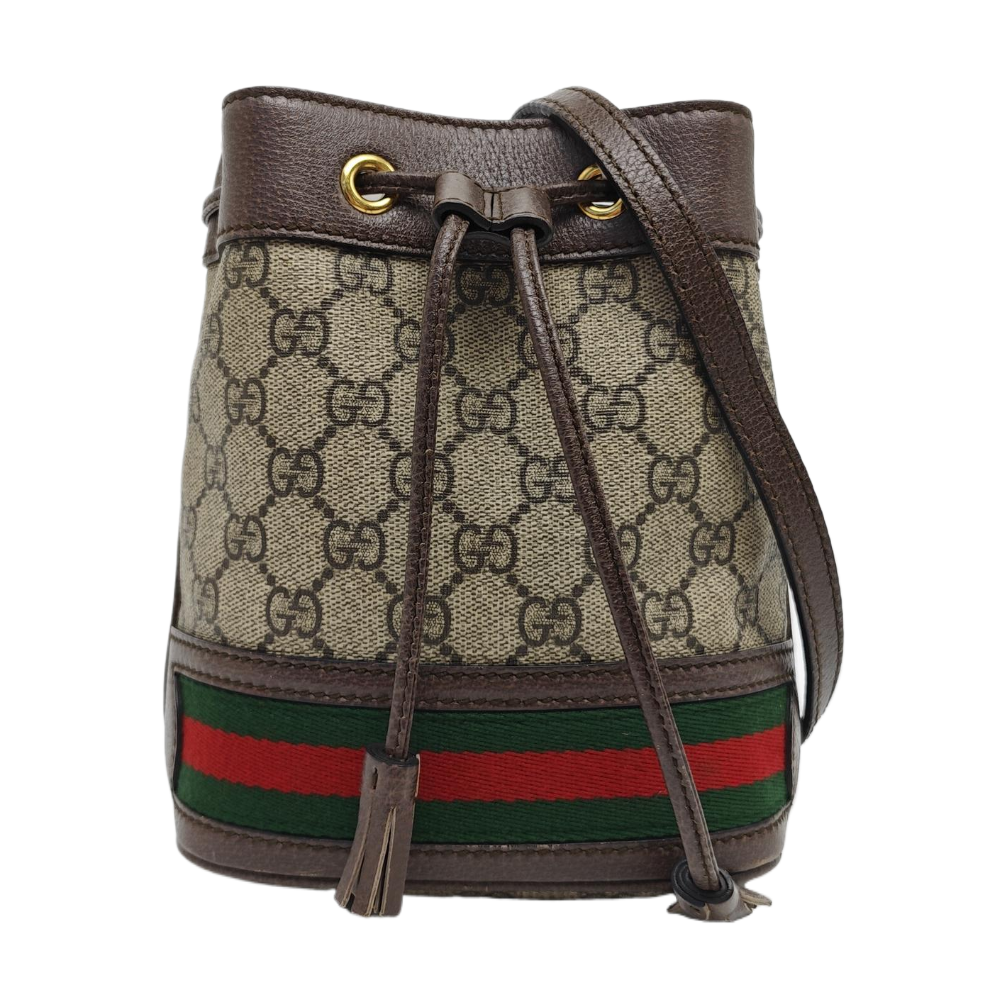 Ophidia Mini Monogram Coated Canvas Beige