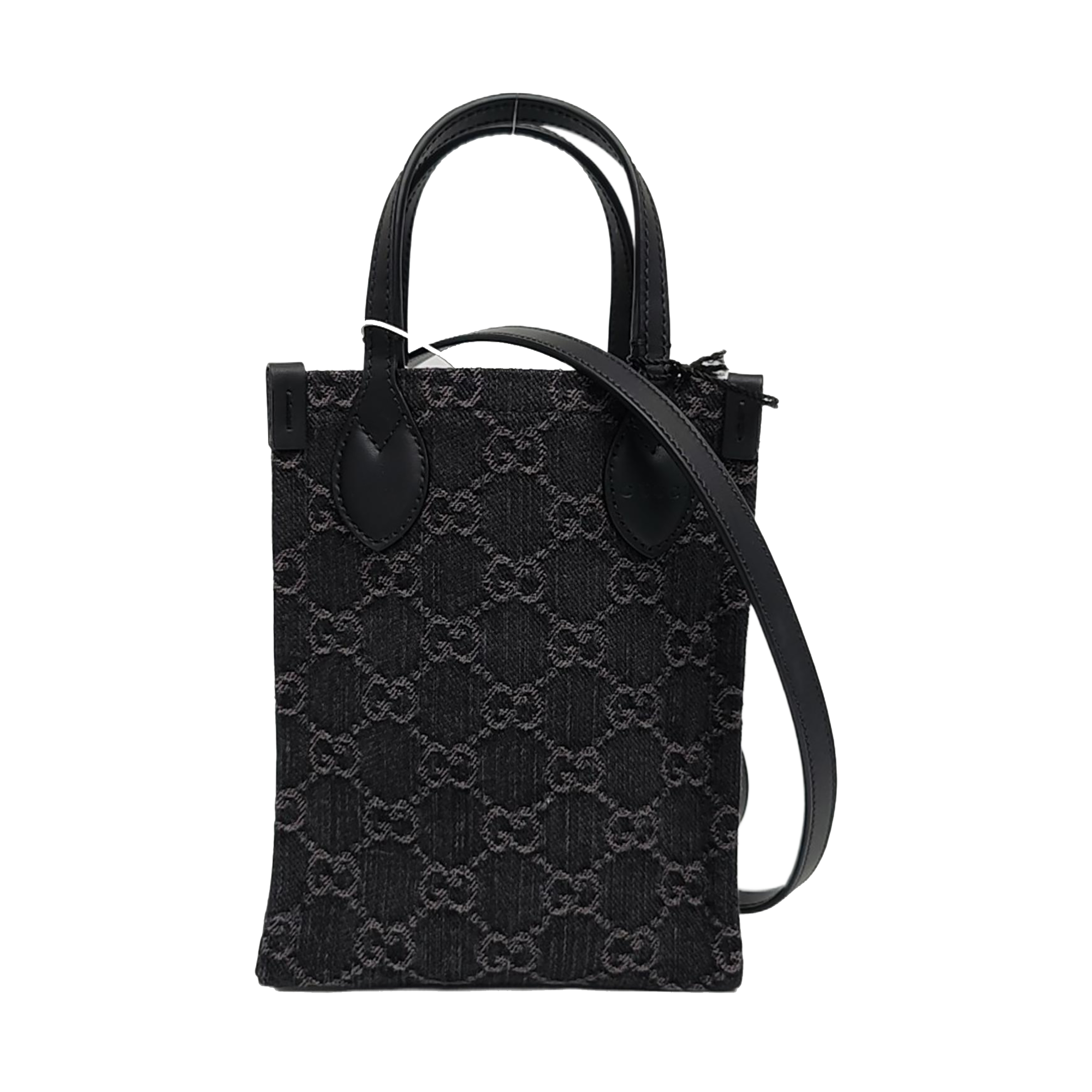 Ophidia Mini Monogram Denim Black