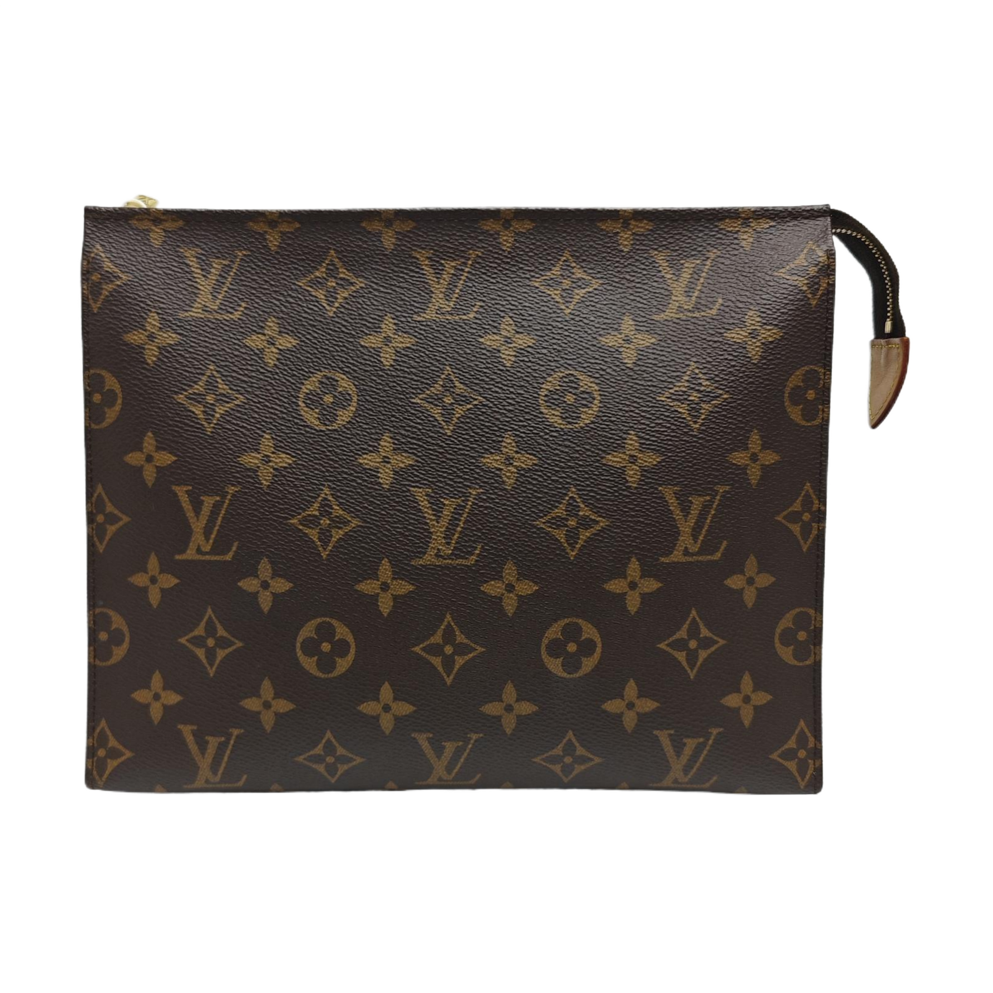 TOILET POCKET 26 Monogram Coated Canvas Brown