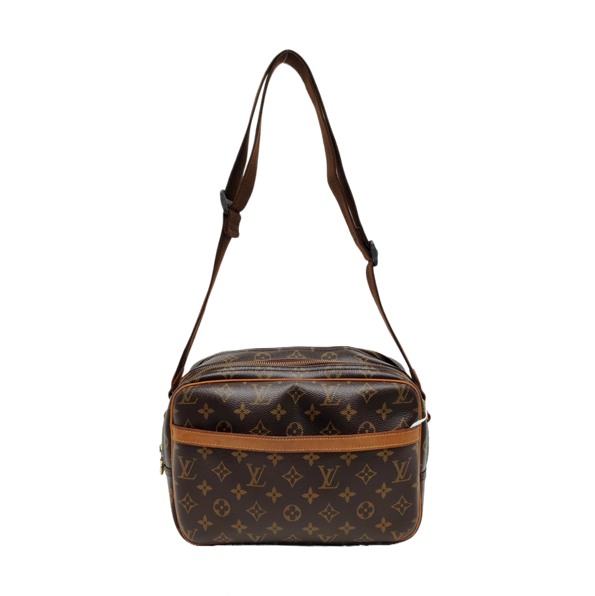 REPORTER Monogram Coated Canvas Brown
