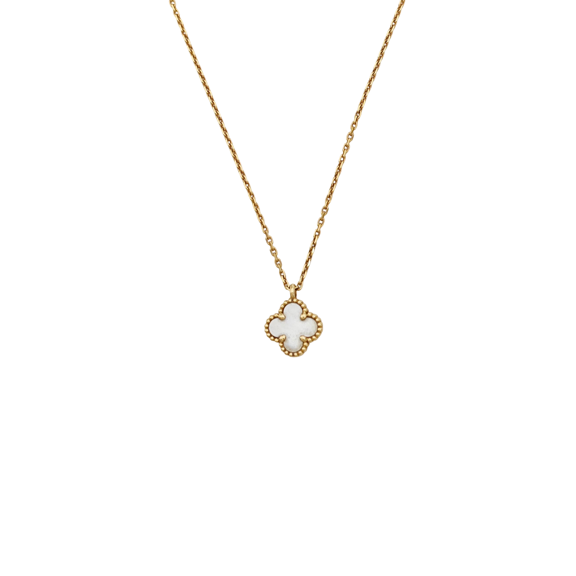 Sweet Alhambra 18k Gold Necklace