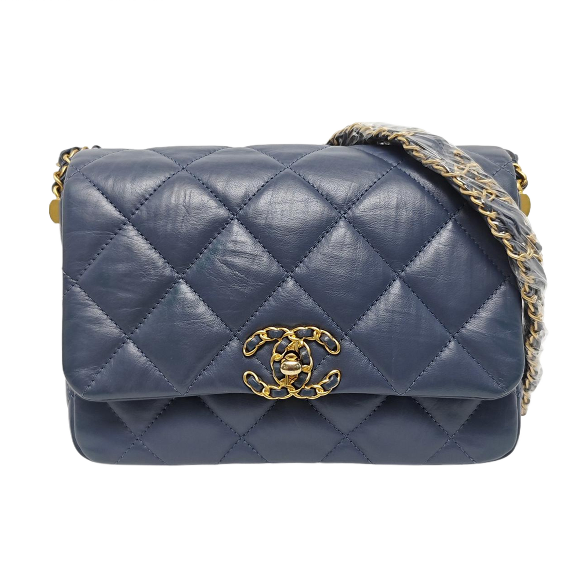 Quilted Calfskin Blue