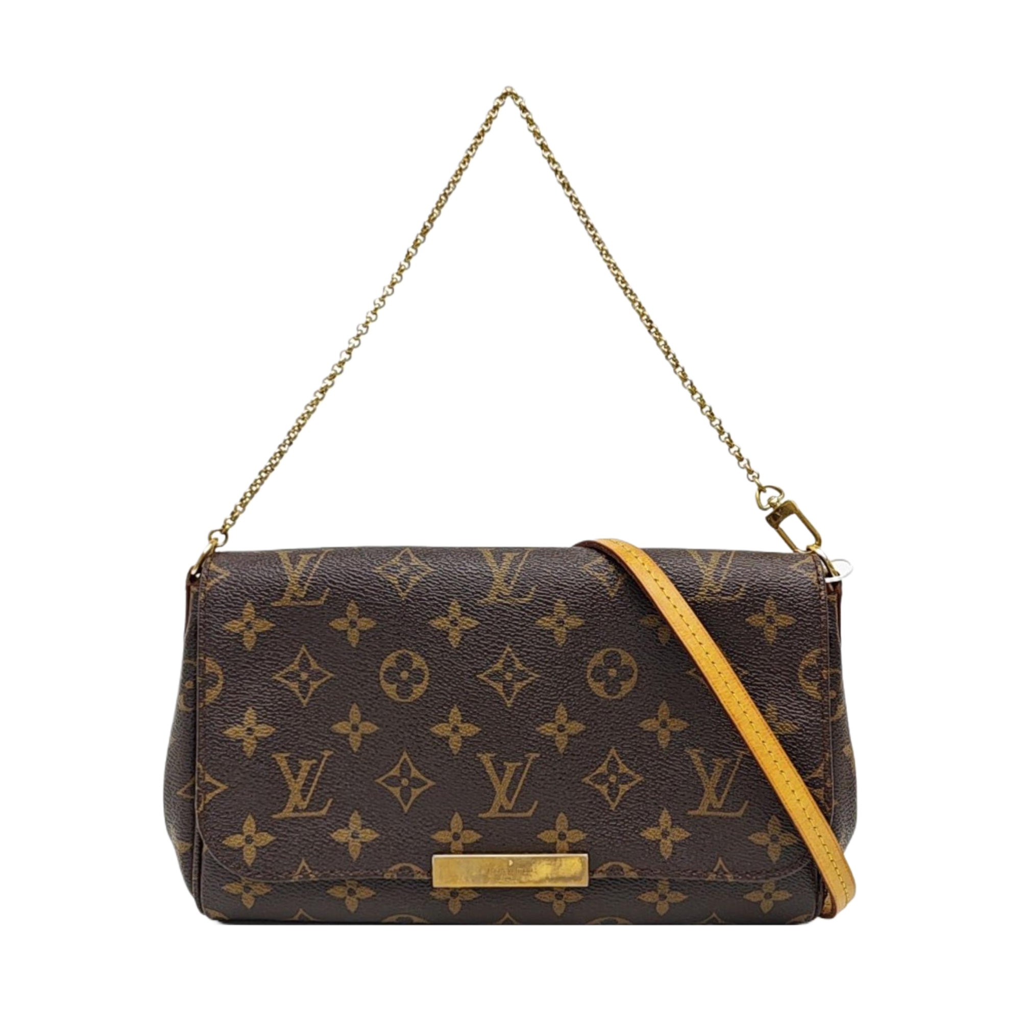 FAVORITE PM Monogram Coated Canvas Brown