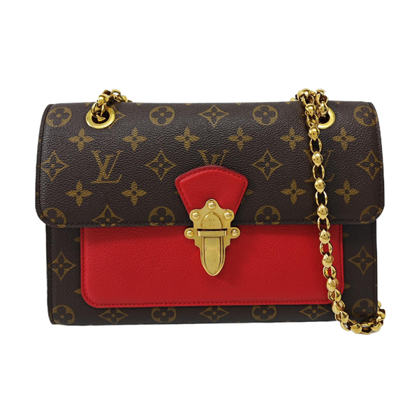 VICTOIRE Monogram Coated Canvas Brown
