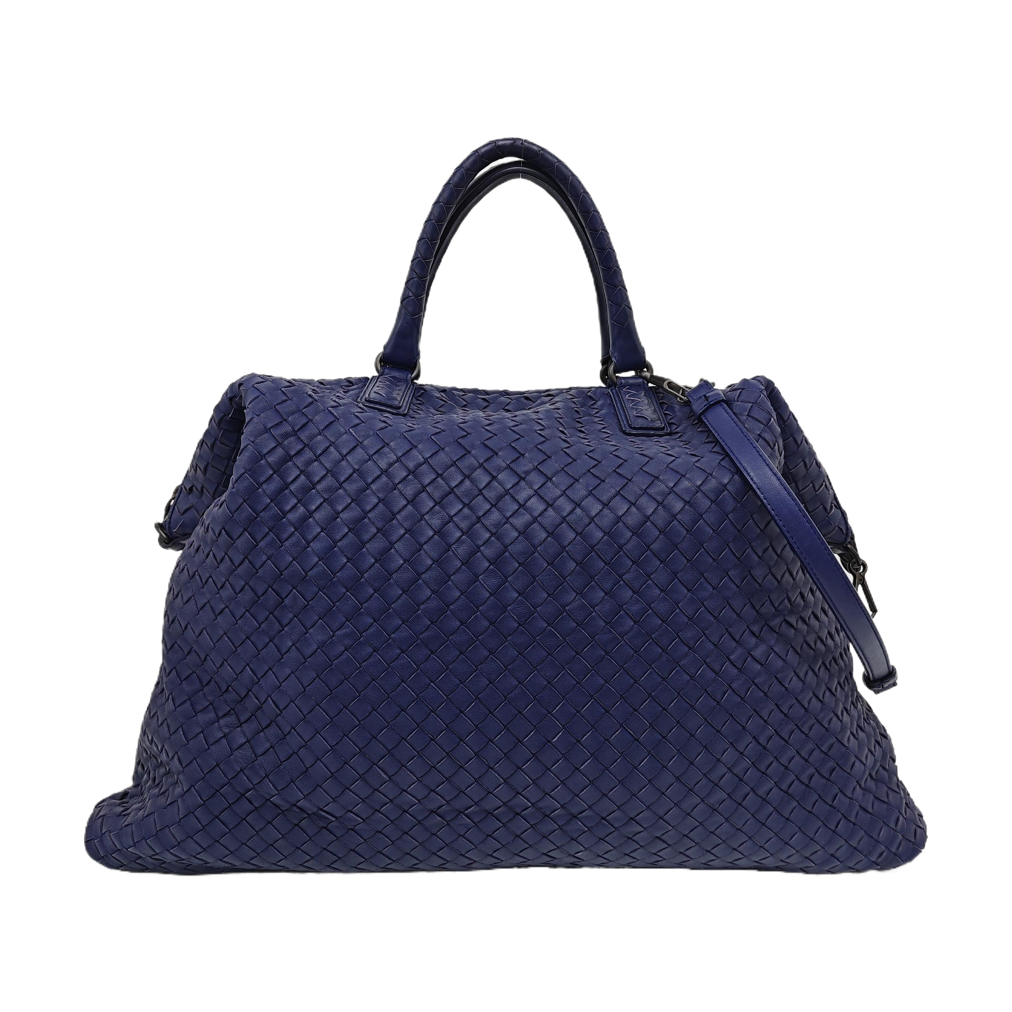 Calfskin Tote Bag Blue