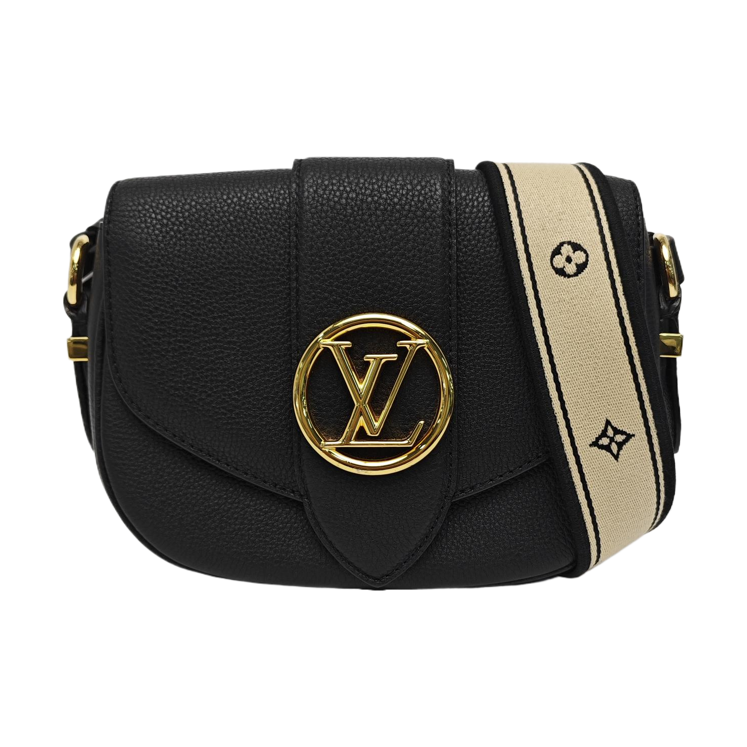 PONT 9 PM Calfskin Black