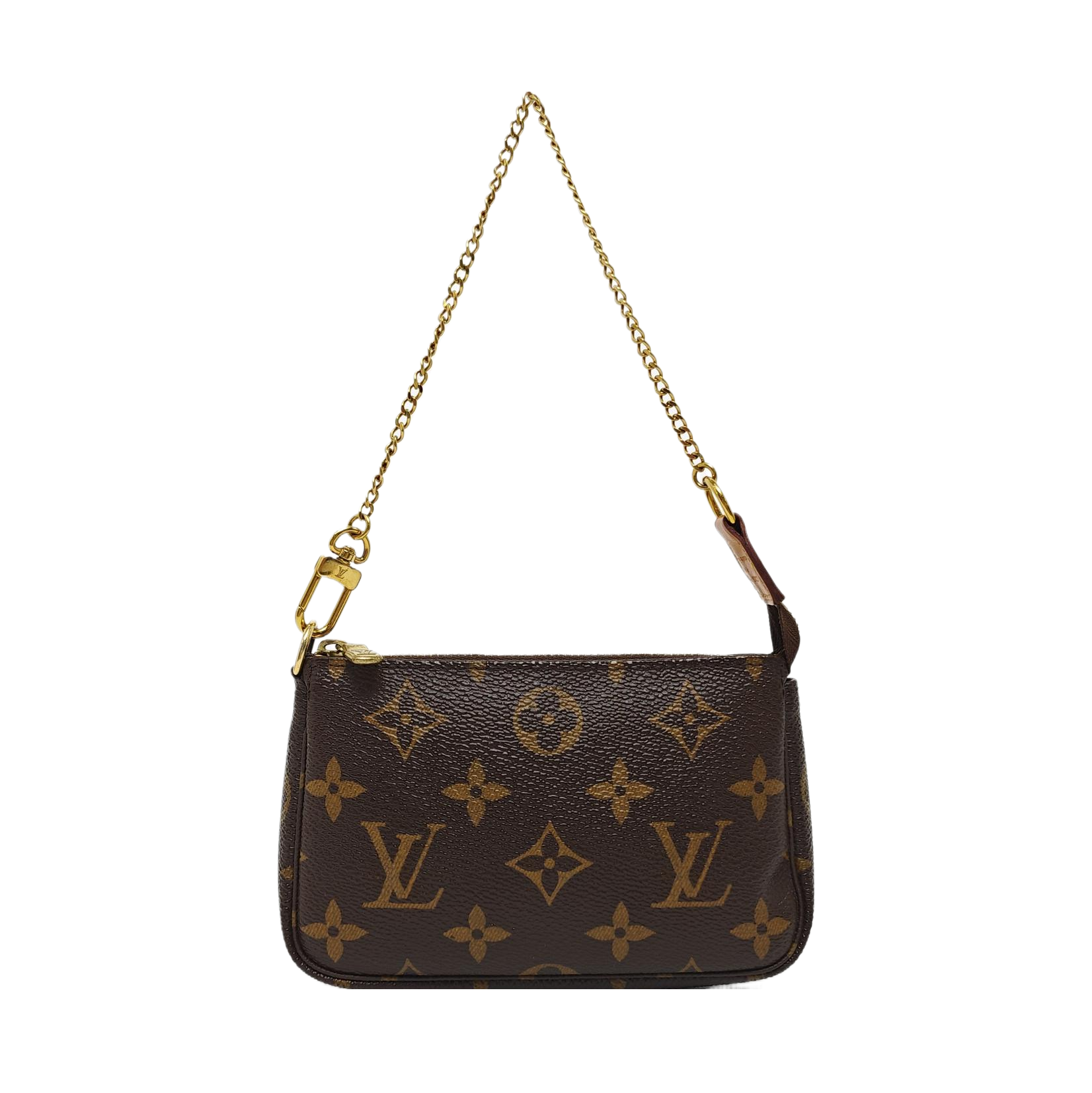 ACCESSOIRES Mini Monogram Coated Canvas Brown