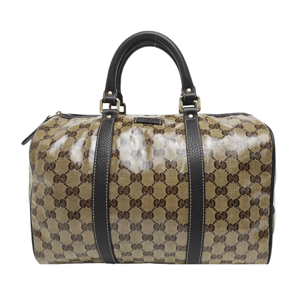 Joy Monogram Coated Canvas Beige