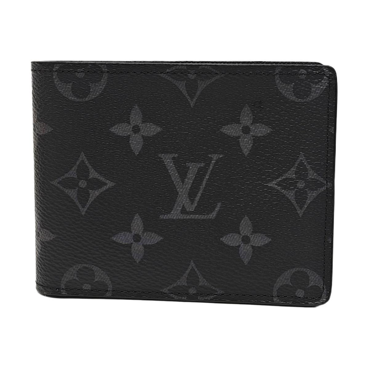 SLENDER Monogram Coated Canvas Black Wallet