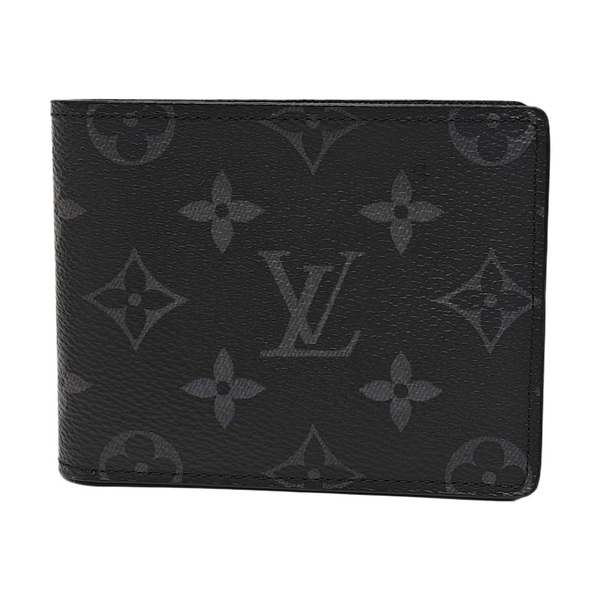 SLENDER Monogram Coated Canvas Black Wallet