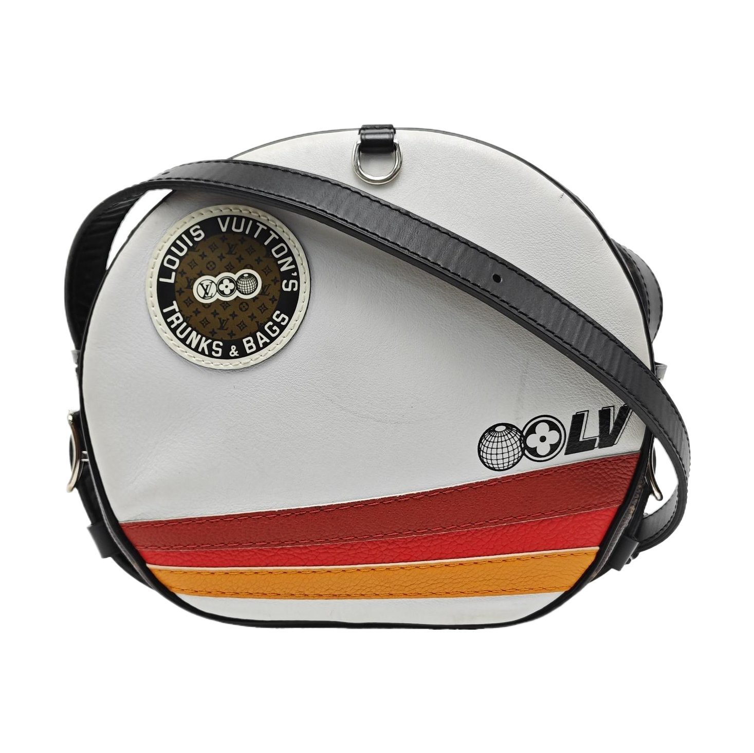 BOITE CHAPEAU Calfskin White