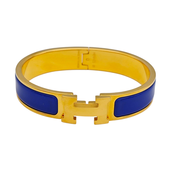 Clic H Metal Gold Bangle