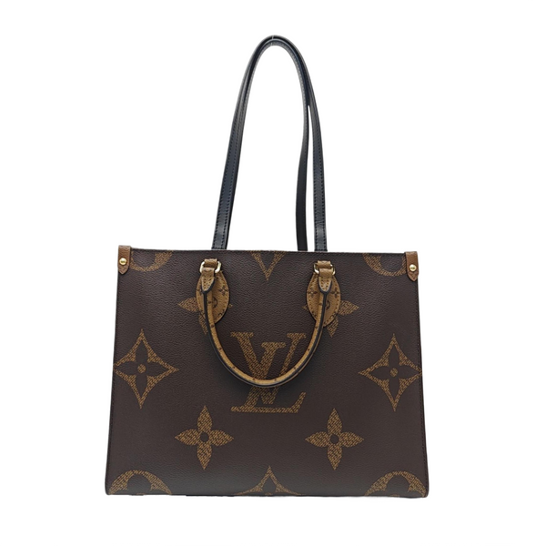 ONTHEGO MM Monogram Coated Canvas Brown