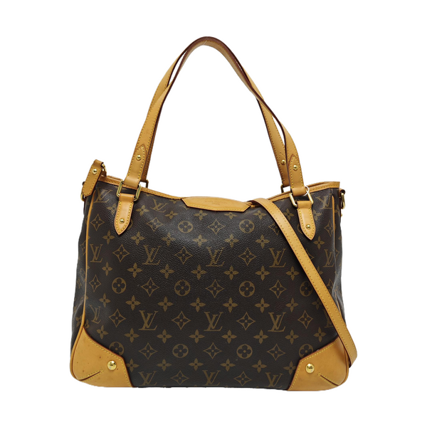 ESTRELA GM Monogram Coated Canvas Brown