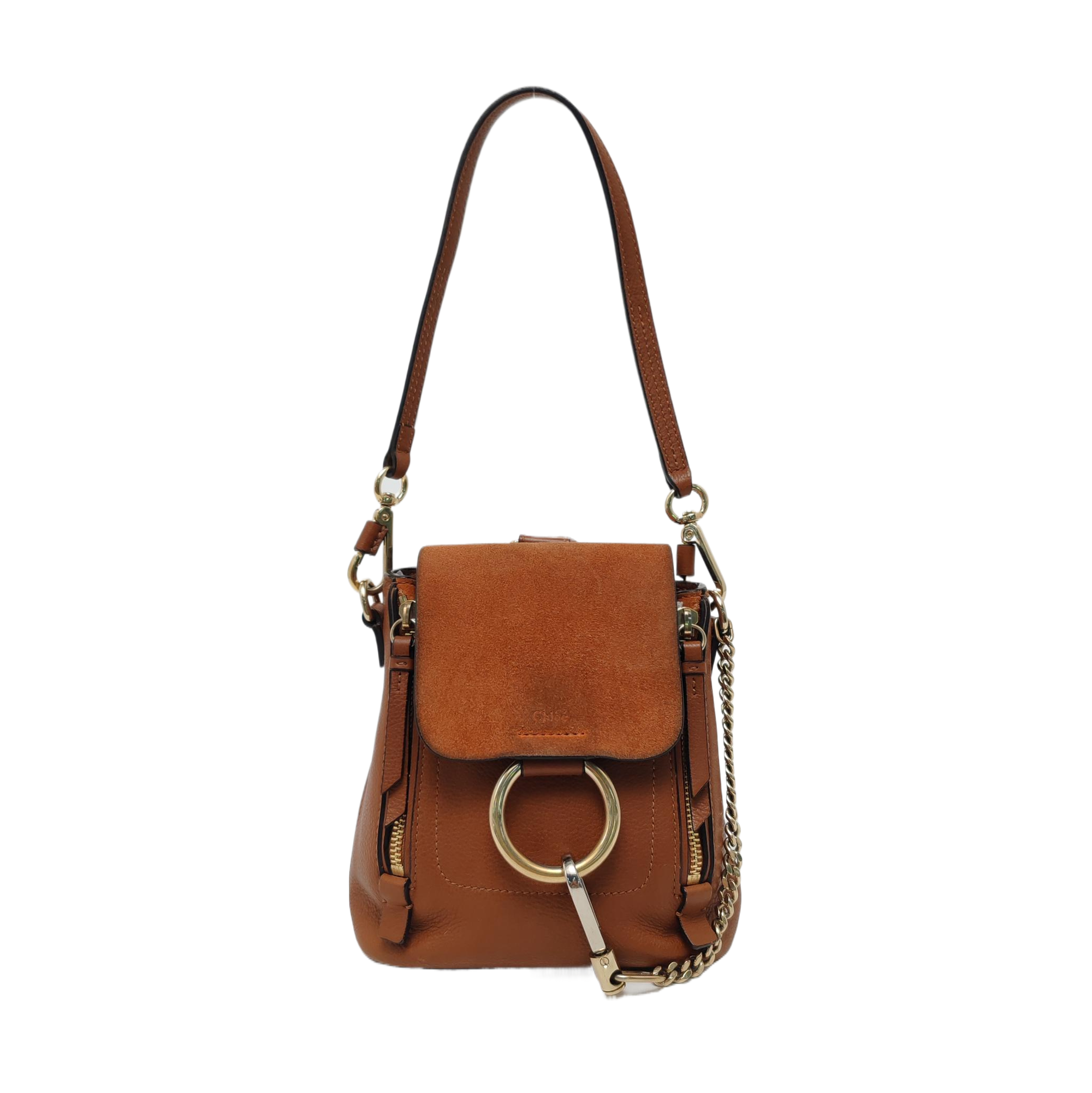 Faye Mini Calfskin Brown