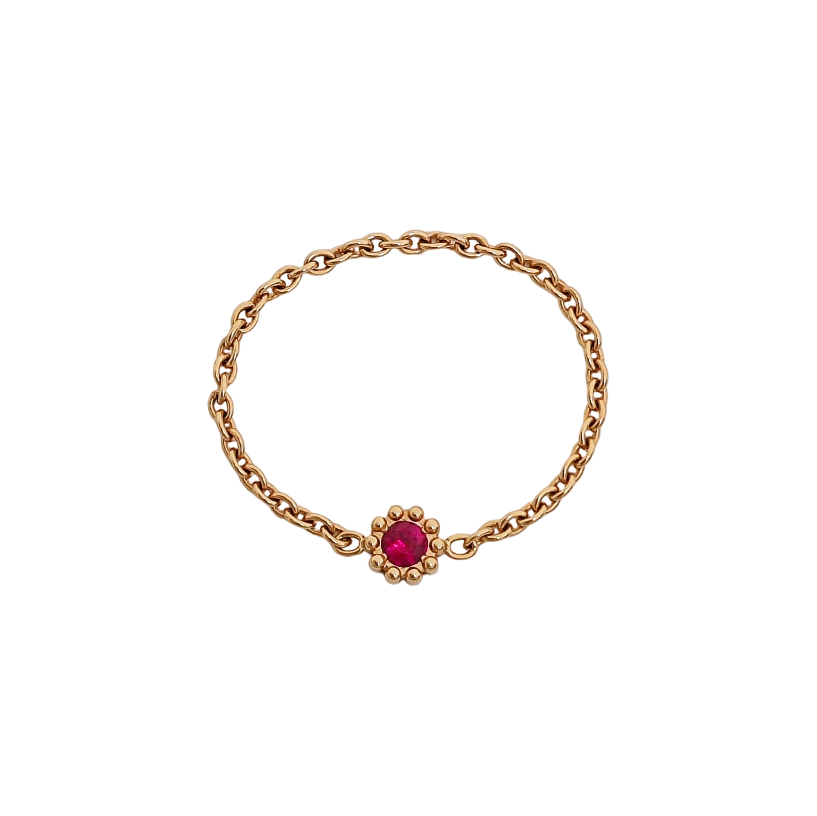 18k Rose Gold Ring EU 53