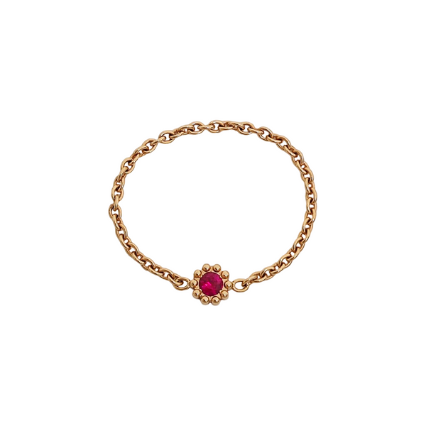 18k Rose Gold Ring EU 53