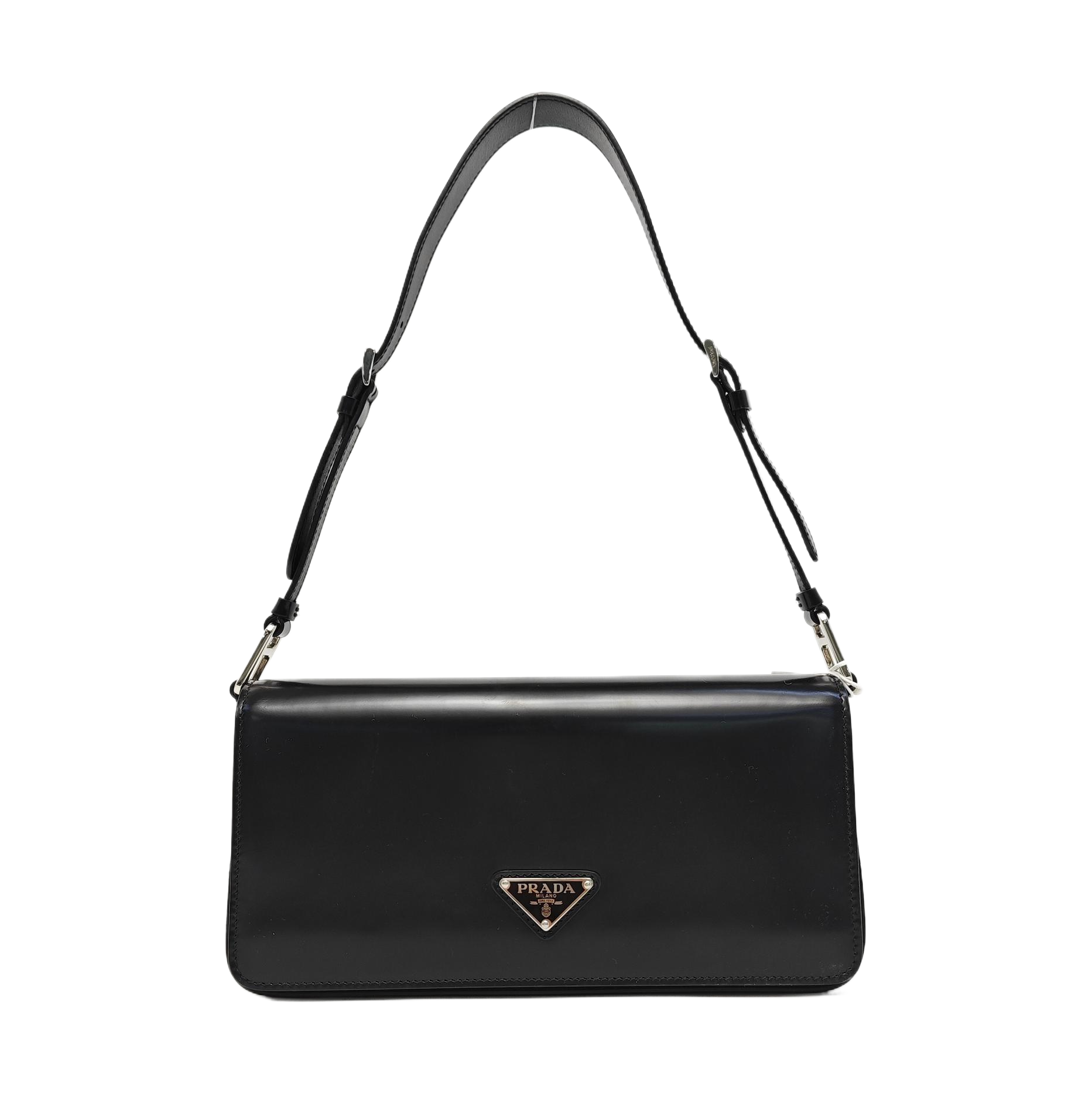 Calfskin Shoulder Bag Black