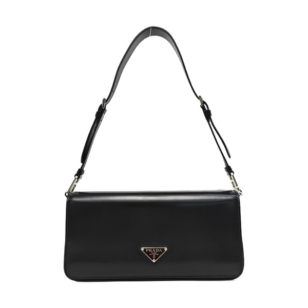 Calfskin Shoulder Bag Black