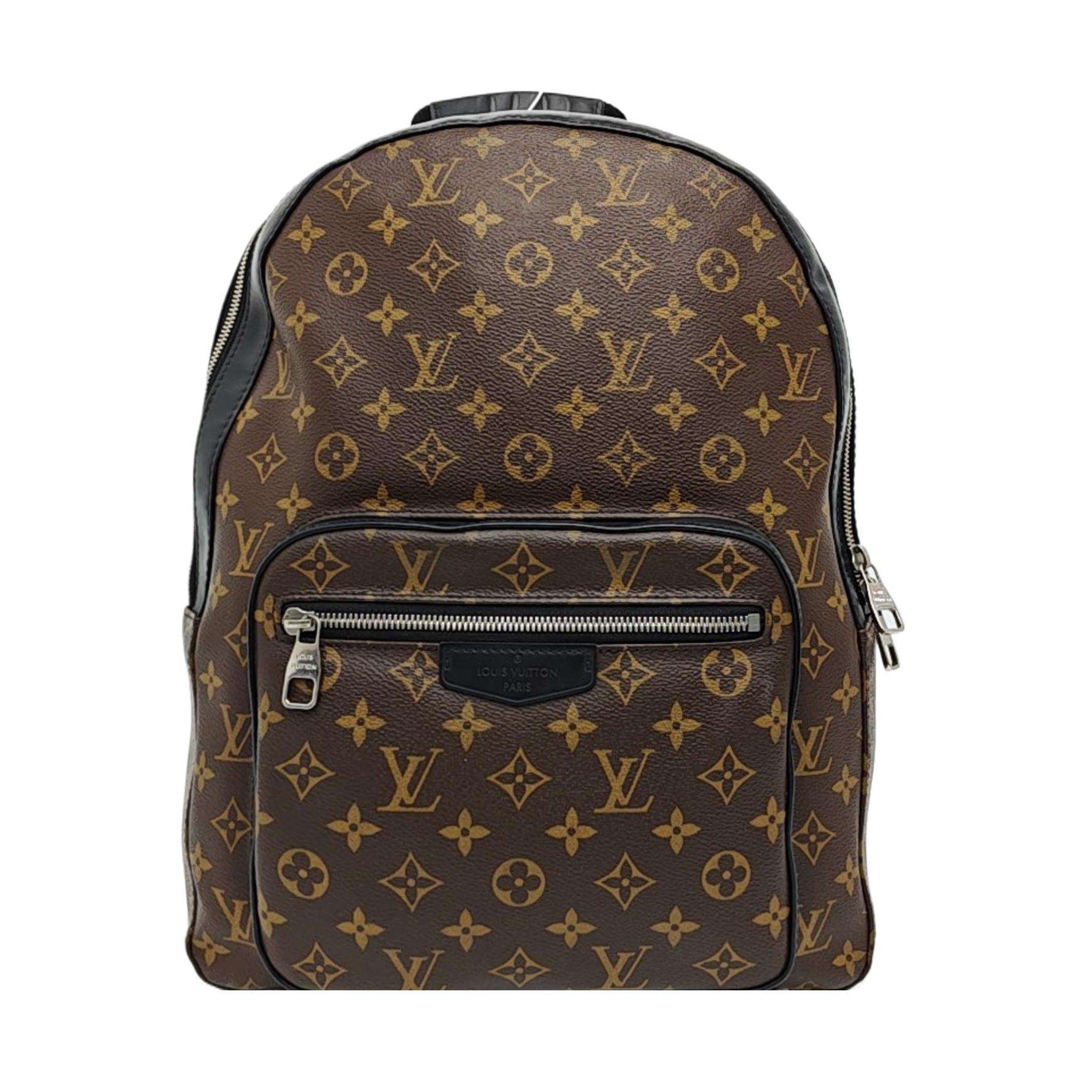 JOSH Monogram Coated Canvas Brown
