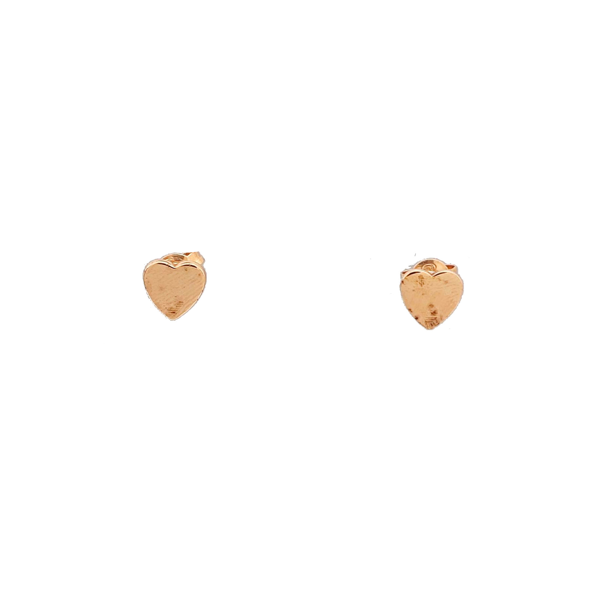 925 Sterling Silver Rose Gold Stud Earrings