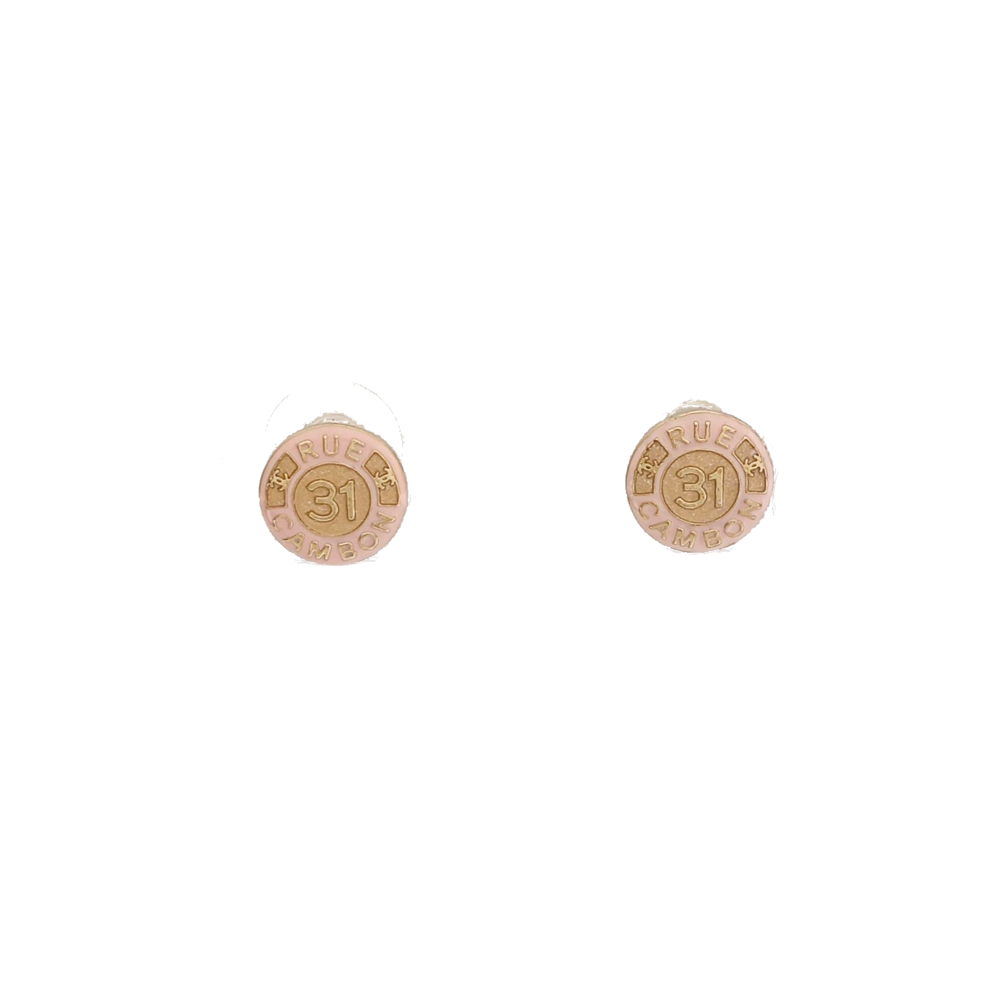Metal Gold Stud Earrings