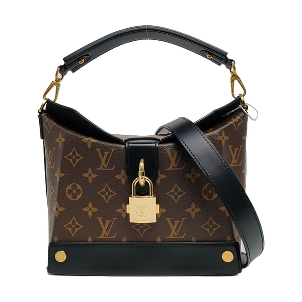 BENTO BOX Monogram Coated Canvas Brown