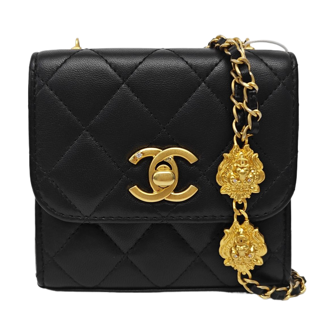 TRENDY CC Quilted Lambskin Black