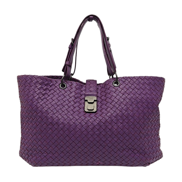 Authenticated pre-owned  Roma Lambskin Purple - Tote Bag at Looply