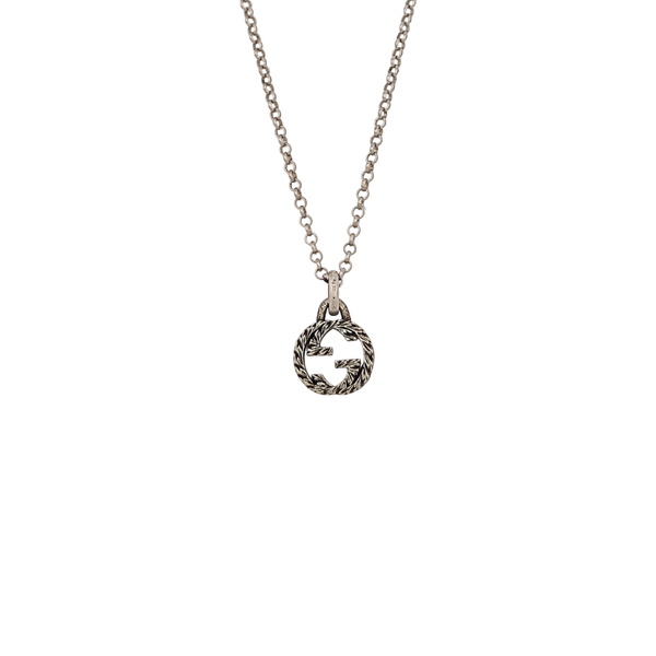 Interlocking G 925 Sterling Silver Necklace